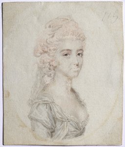 Porträtt av en kvinna, ca. 1776.