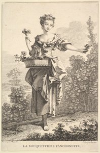 Flower Girl Fanchonette, 1741-63.