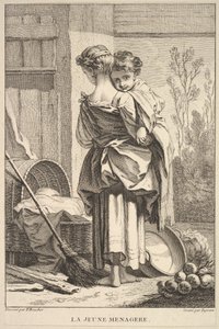 Den unge hushållerskan, 1741-63.