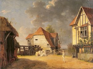 En scen ur "The Maid of the Mill"