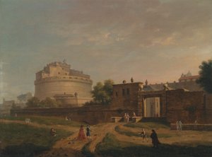 Castel Sant Angelo, Rom av John Inigo Richards