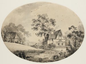 Ryttare besöker gård av John Inigo Richards
