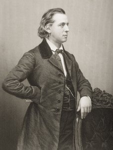 Henry Ward Beecher (1813-1887) graverad av D.J. Pund från ett fotografi, från 
