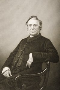 Hugh Stowell (1799-1845) graverad av D.J. Pund från ett fotografi, från 