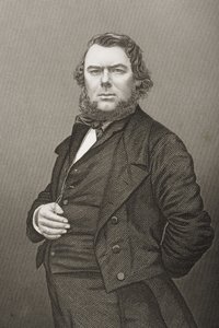 Hugh Stowell Brown (1823-86) graverad av D.J. Pund från ett fotografi, från 