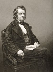 John Arthur Roebuck (1801-79) graverad av D.J. Pund från ett fotografi, från 