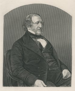 John Campbell, 1st Baron Campbell of St. Andrews, graverad av D.J. Pound från ett fotografi, från "The Drawing-Room of Eminent Personages, Volume 2", 1860. av John Jabez Edwin Paisley Mayall