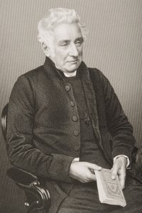 John Lonsdale (1788-1867) graverad av D.J. Pund från ett fotografi, från 