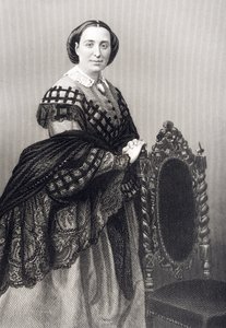 Madame Rosino Penco (1823-94) graverad av D.J. Pund från ett fotografi, från 
