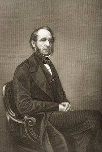 Robert Grosvenor (1801-93) graverad av D.J. Pund från ett fotografi, från 