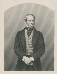 Sir John Somerset Pakington graverad av D.J. Pund från ett fotografi, från 