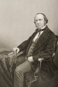 Thomas Wright (1810-77) graverad av D.J. Pund från ett fotografi, från 