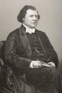 William Morley Punshon (1824-81) graverad av D.J. Pund från ett fotografi, från 