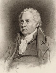 Porträtt av violinisten och kompositören William Shield 1748-1829, 1822. av John Jackson
