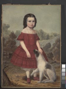 Porträtt av Alice Lyons, ca 1855 (olja på duk) av John Jacob Hegler