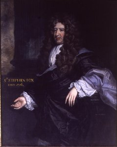 Sir Stephen Fox (1627-1716) Paymaster General (olja på duk) av John James Bakker