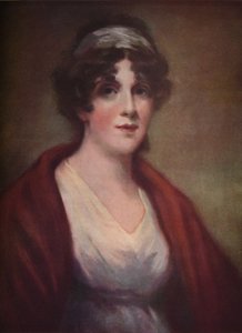Porträtt av fröken Mary Reynolds fru Houlthurst, 1809, 1922