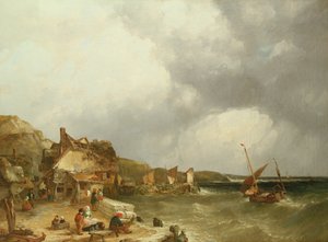 Kusten vid Etaples, 1853