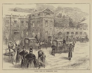 Kungligt besök i Normanton Hall av John Jellicoe