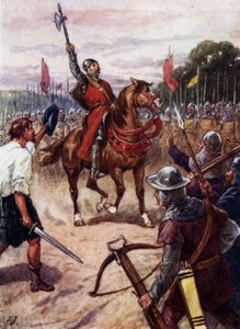 William Wallace i slaget vid Falkirk, Skottland