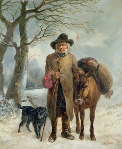 Samla in vinterbränsle (olja) av John Jesse Barker