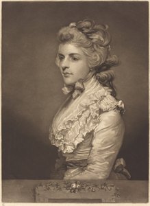 Fröken Kemble i vit klänning av John Jones after Sir Joshua Reynolds