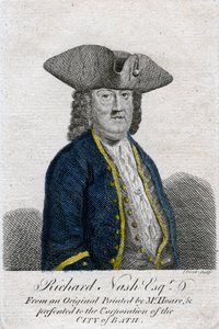 Richard Beau Nash, brittisk dandy, 1700-tal.