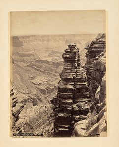 Shini-Mo-altaret från kanten av Marble Canyon, Coloradofloden av John K. Hillers
