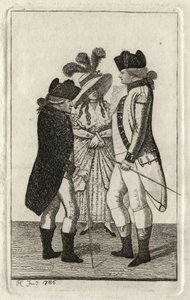 Kapten Page; Kapten Vicars; med en beundrare av John Kay av John Kay