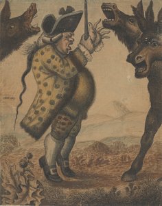 Alexander Campbell, organist, dirigent Three Braying Asses, 1782. av John Kay