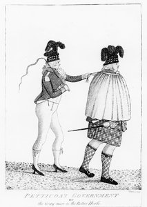 Petticoat Government, eller det grå stoet är den bättre hästen, 1795