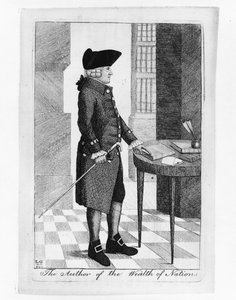 Porträtt av Adam Smith 1723-1790 Författaren till The Wealth of nations, 1790