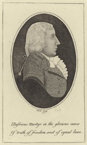Porträtt av Thomas Muir av John Kay