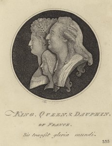 Kungen, drottningen och Dauphin av Frankrike av John Kay