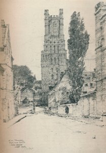 Ely Tower, från söder, 1924 av John Keppie