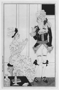Illustration för Love for Love av William Congreve (litho)