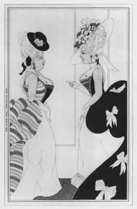 Illustration för Love for Love av William Congreve (litho)