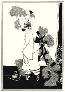 Illustration till historien om Aladdin och den underbara lampan (litho)