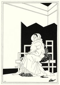 Illustration till historien om Aladdin och den underbara lampan (litho)