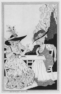 Illustration för The Way of the World av William Congreve (litho)