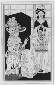 Illustration till The Way of the World av William Congreve (litho)