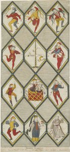 Betley Glass Window - Morris Dancers: gravyr, nd [1751-1790] (tryck)