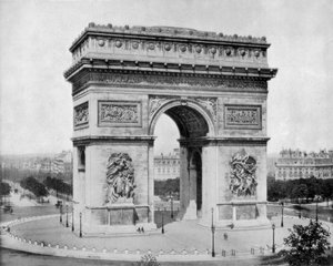 Triumfbågen, Paris, sent 1800-tal.