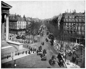 Boulevard de la Madeleine, Paris, sent 1800-tal