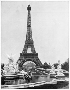 Eiffeltornet, Paris, sent 1800-tal.