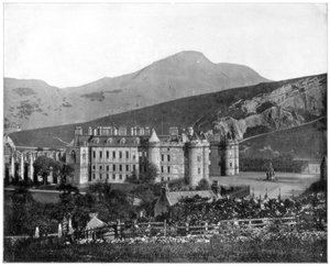 Holyrood Palace, Edinburgh, Skottland, sent 1800-tal av John L. Stoddard