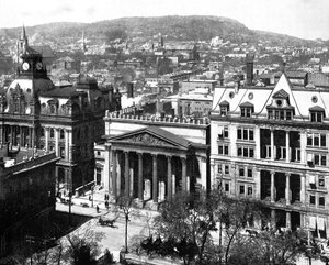 Montreal och Mount Royal, Kanada, 1893. av John L. Stoddard