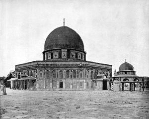 Omars moské, Jerusalem, 1893.
