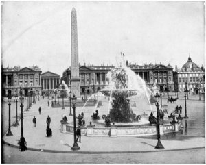 Place de la Concorde, Paris, sent 1800-tal