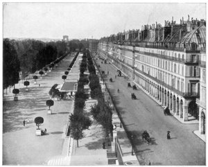 Rue de Rivoli, Paris, sent 1800-tal av John L. Stoddard
